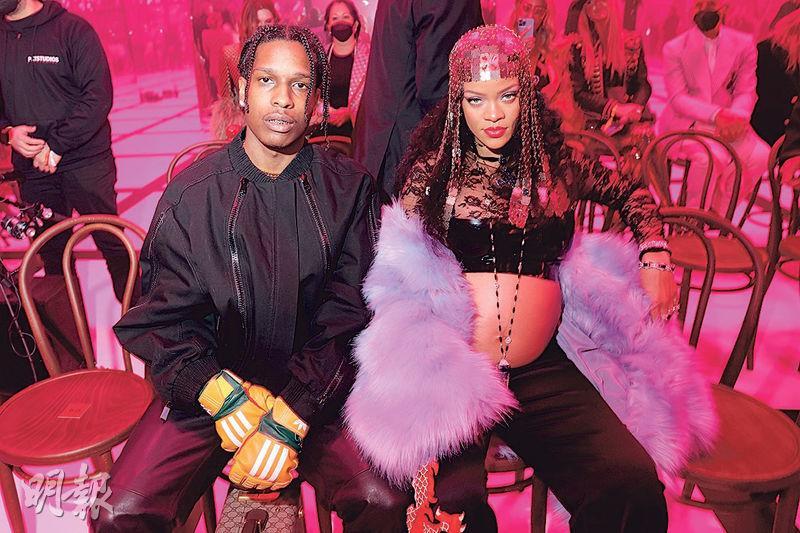 A$AP Rocky（左）前日被洛杉磯警方拘捕，身在巴巴多斯待產的女友Rihanna（右）未有回應。