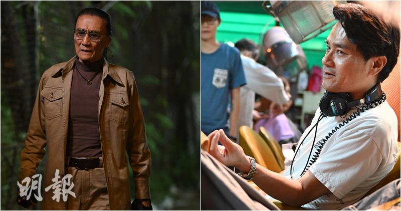 謝賢在電影《殺出個⿈昏》中飾演的田立秋獲香港電影編劇家協會頒發「2021年度最佳電影角色獎」。林家棟亦憑該電影奪「2021年度推薦劇本獎」。（大會提供 / 明報製圖）