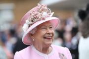 2019年5月29日，英女王在倫敦出席花園派對。（法新社）