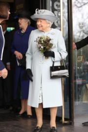 2018年2月20日，英女王到訪倫敦皇家內科醫學院。（法新社）