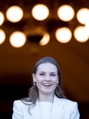 挪威公主Ingrid Alexandra 2022年1月20日到訪挪威國會。（挪威王室網站圖片）