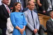 2022年7月5日，威廉和凱特到倫敦觀看溫布頓網球錦標賽。（法新社）