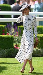 2022年6月17日，凱特出席皇家雅士谷（Royal Ascot）賽馬會活動。 （法新社）