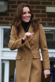 2020年1月22日，凱特訪問英國卡迪夫一間兒童中心。（法新社）