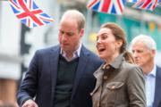 2019年6月11日，威廉王子（左）及凱特（右）在英國坎布里亞出席活動。（法新社）