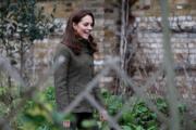 2019年1月15日，凱特到倫敦一個社區花園參觀。（法新社）