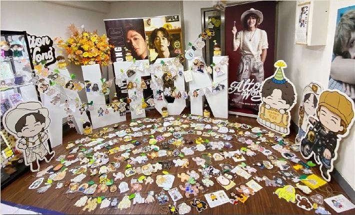 Alton的歌迷今年低調為他慶祝生日。（Alton Wong Hong Kong Fans Club Ig圖片）