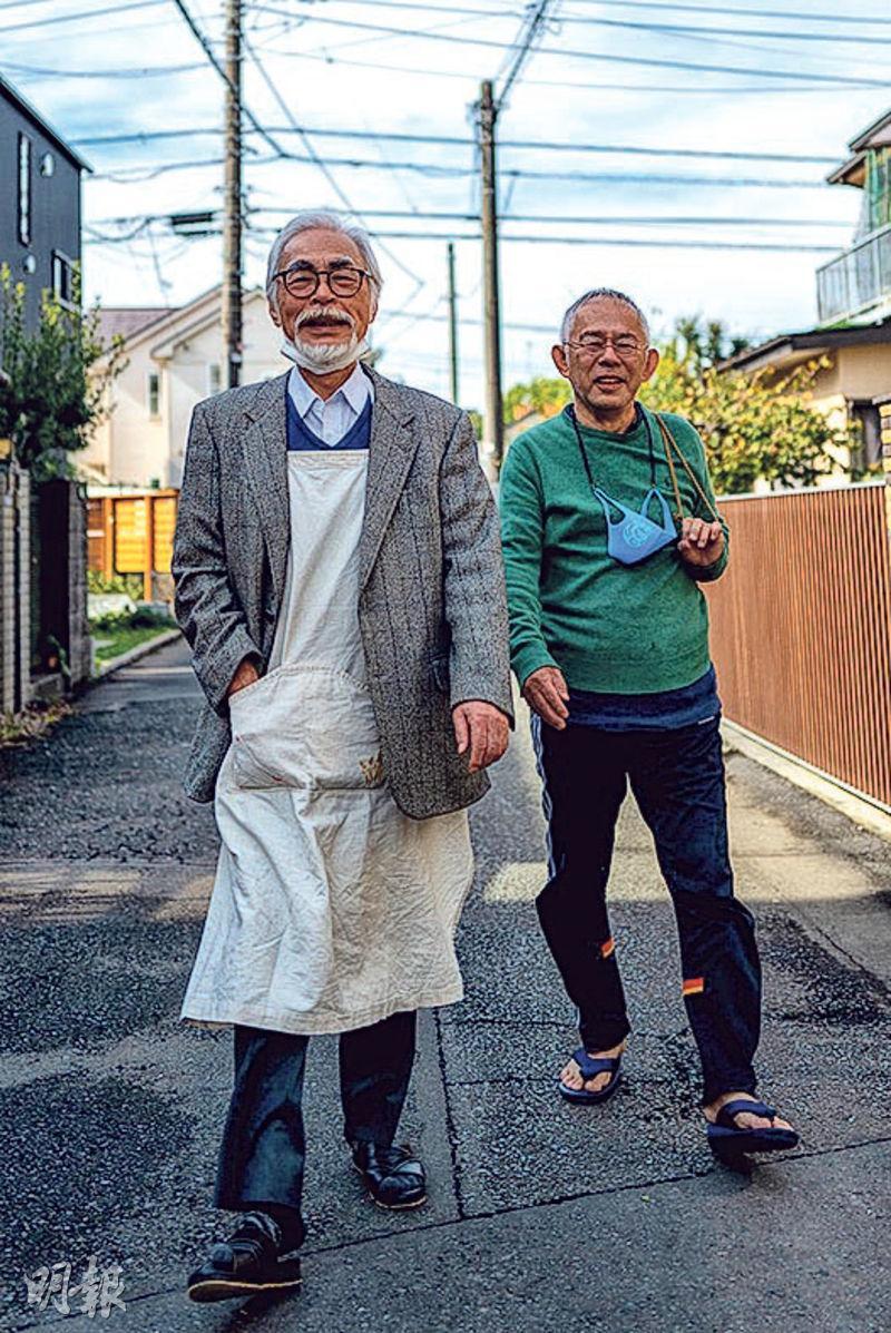 卜力工作室創辦人宮崎駿（左）與鈴木敏夫（右），跟魯卡斯影業總裁Kathleen Kennedy相識多年，促成今次合作。