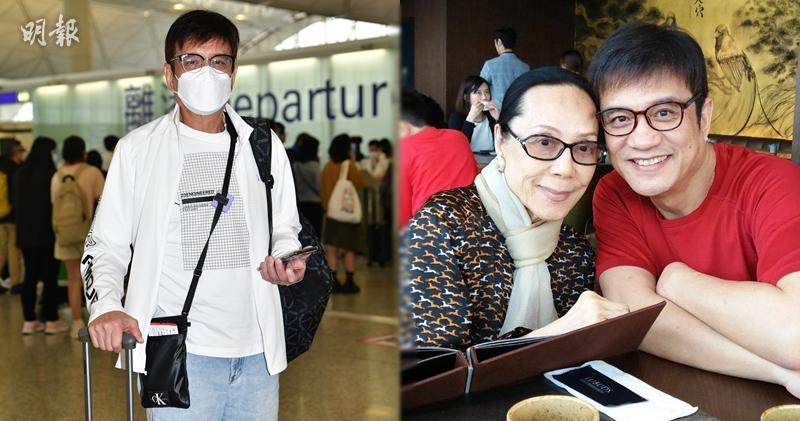 黃栢文今晨坐飛機赴泰國為母親嘉玲奔喪。（劉永銳攝/資料圖片）