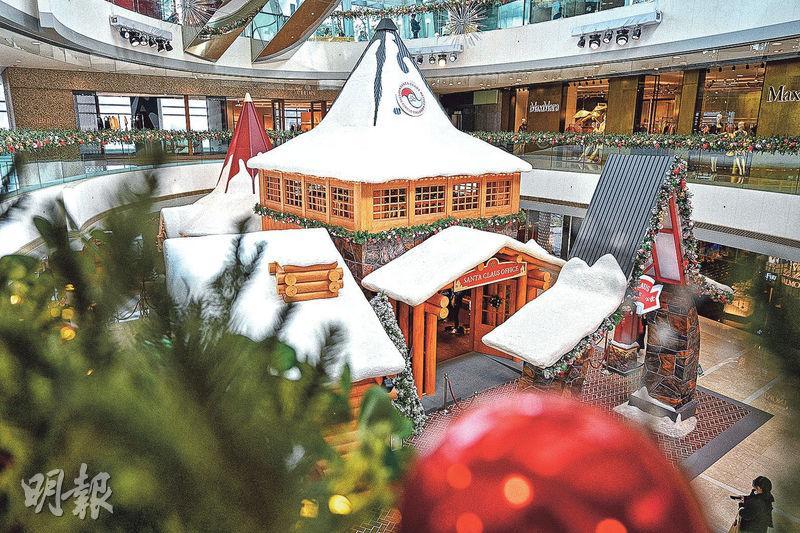 香港ifc商場Santa Claus Village聖誕老人村 （賴俊傑攝）