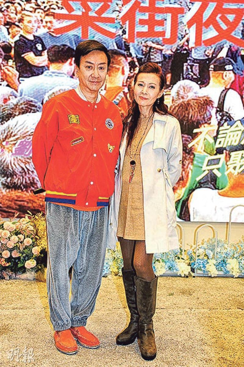 劉少君（左）與麥翠嫻昨日出席「菜街夜宴」記者會。（攝影/記者：陳釗）