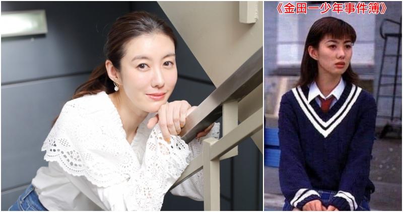 憑經典日劇《金田一少年事件簿》為人所熟悉的友坂理惠，宣布第三度結婚。（網上圖片）