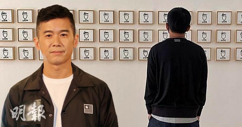 林海峰的「99個UNCLE自畫像」個人展覽，正於尖沙嘴海港城美術館舉辦。（資料圖片 / 林海峰Ig圖片 / 明報製圖）