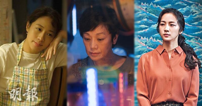 《第十六屆亞洲電影大獎》的「最佳女主角」候選名單當中有林嘉欣、張艾嘉及湯唯，戰况激烈。（資料圖片 / 明報製圖）
