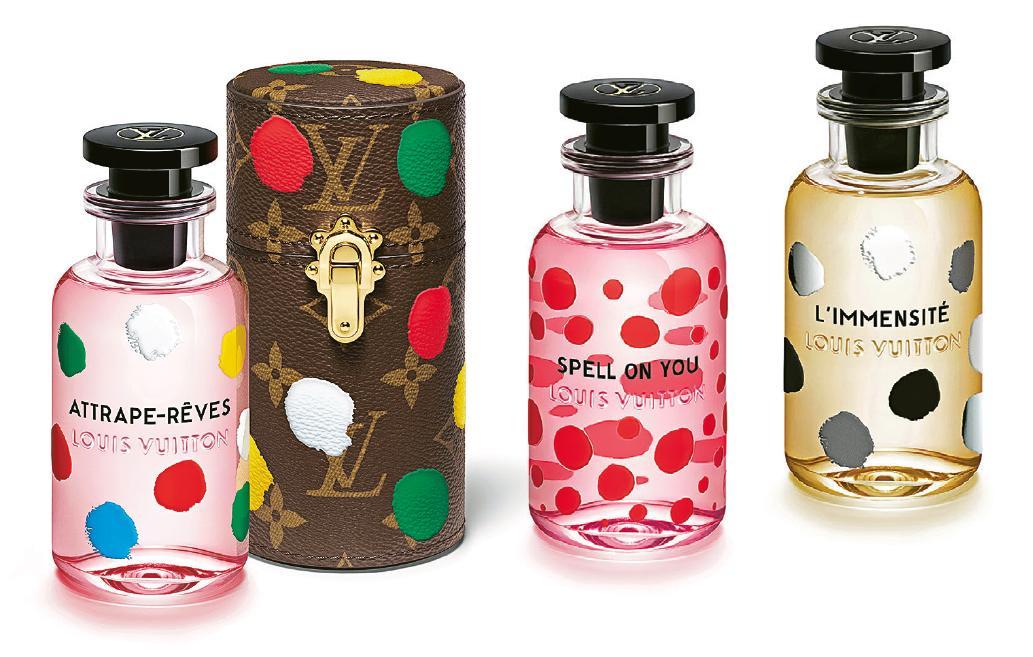 Attrape-Rêves女士香水（左）、Spell On You中性香水（中），以及L'Immensité男士香水（右）（各$3100/100ml）。