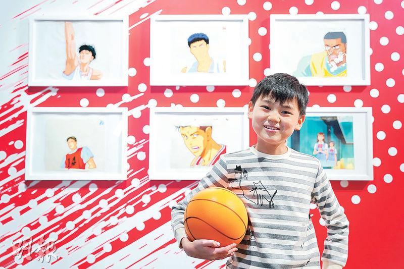 籃球熱潮——近期熱話《男兒當入樽》的手稿中，大家可以欣賞到作者如何用畫筆繪畫角色細緻的表情、肌肉紋理等。（楊柏賢攝）