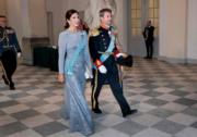 2023年1月3日，丹麥王儲弗雷德里克與儲妃瑪麗出席活動。（法新社）