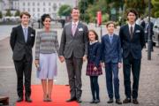 丹麥Prince Joachim一家六口（法新社資料圖片）
