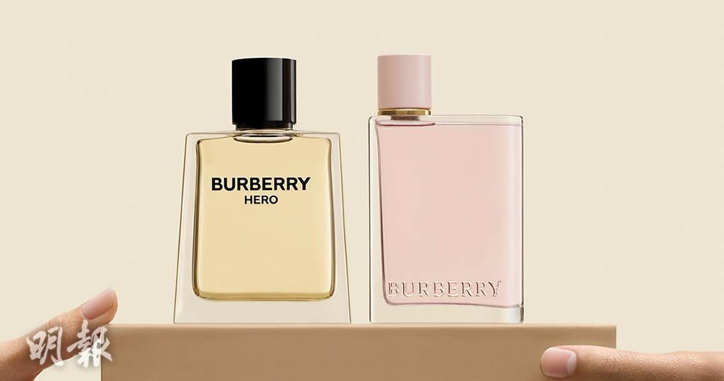 Burberry Beauty推出HER香氛（左）及HERO淡香氛（右）。（圖片由相關機構提供）
