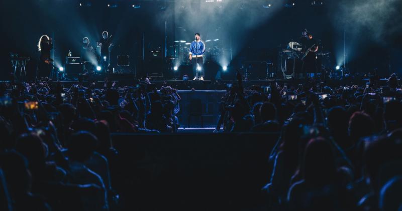 OneRepublic香港演唱會，吸引7000樂迷入場。（Live Nation HK）