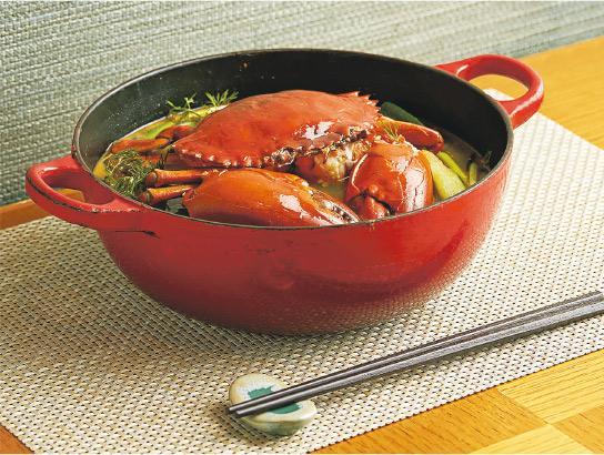 全新菜式——越式蟹湯鍋（$598）（餐廳提供）