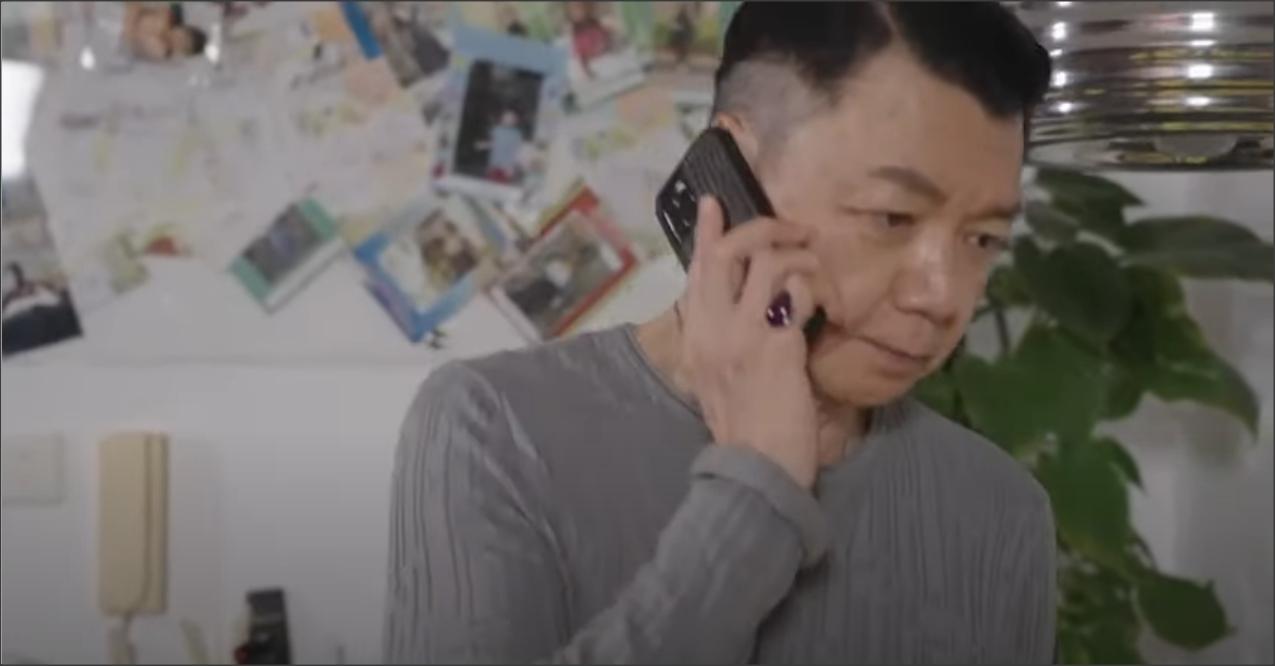 艾威的MV有彩蛋，歌曲後他接電話被經理人叫「甘草」要埋位開工。（視頻截圖）