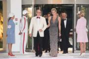 摩納哥元首阿爾貝二世親王（前排左）與妻子維特斯托克（前排右）（Prince's Palace of Monaco facebook圖片）