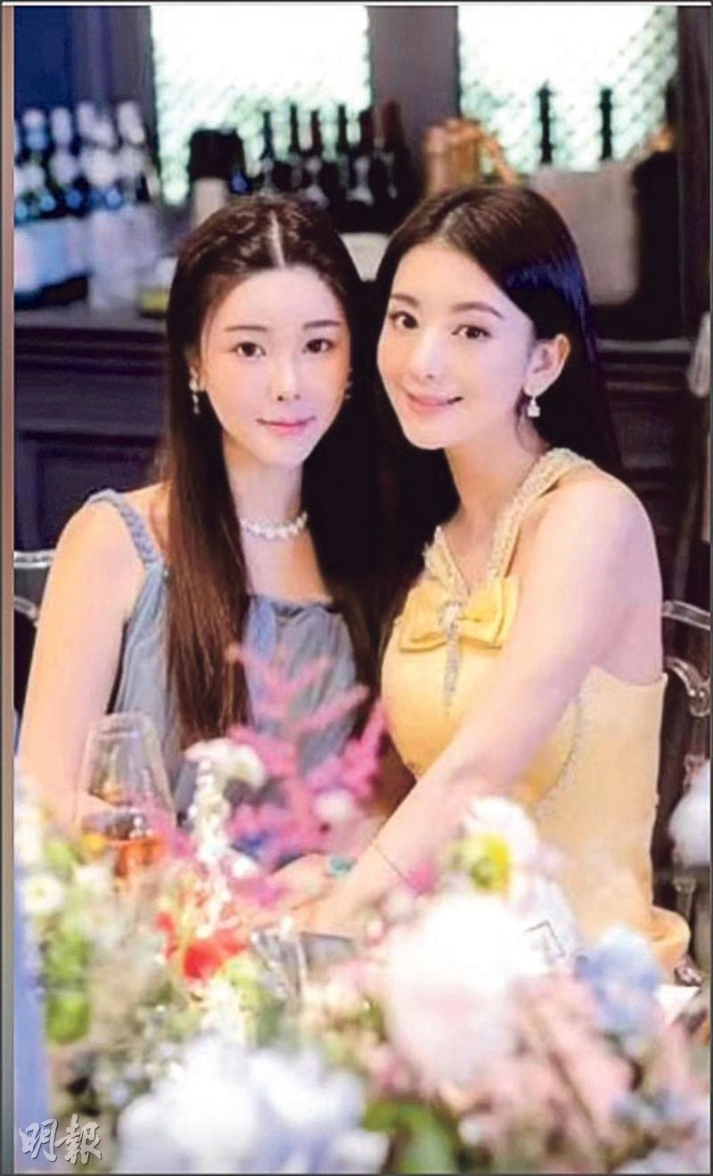 蔡天鳳（左）生前活躍時裝界，與郭富城太太方媛是好友。（資料圖片）