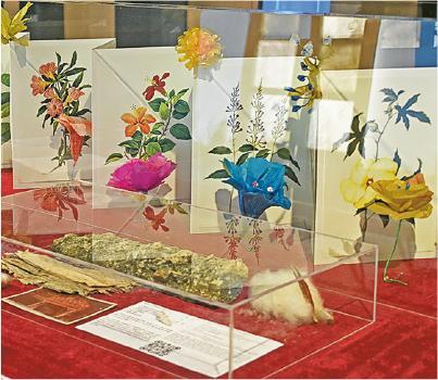 堤園物種--展覽地與香港19世紀格林堤園原址相近，展示當時堤園各種外來植物的圖畫，並放置歷史文獻和檔案，詮釋藝術家自身和地方的歷史。（主辦單位提供）