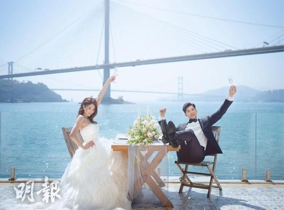 陳家樂與連詩雅早前到日本拍結婚照。（資料圖片）