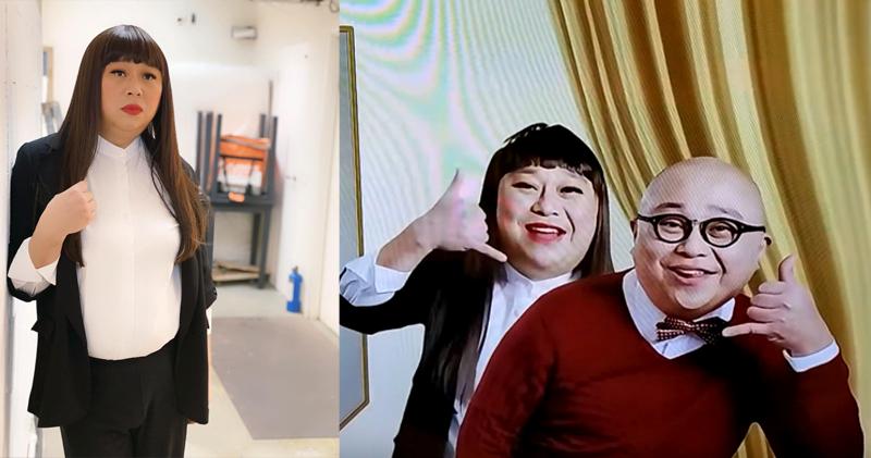Bob年前以徐小姐造型為TVB推銷廣告套餐，形象深入民心。（網上圖片 /明報製圖）