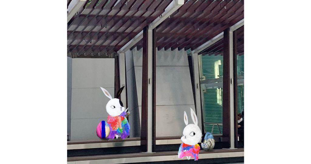 灣仔星街小區 X emmaAparty「Refresh．Easter．Bunny裝『新』復活兔」復活節藝術裝置（圖片由相關單位提供）