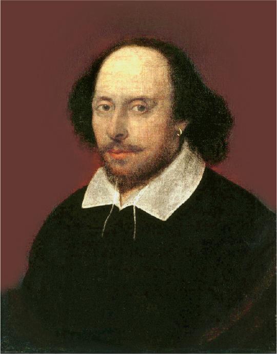 莎士比亞畫像（網上圖片）