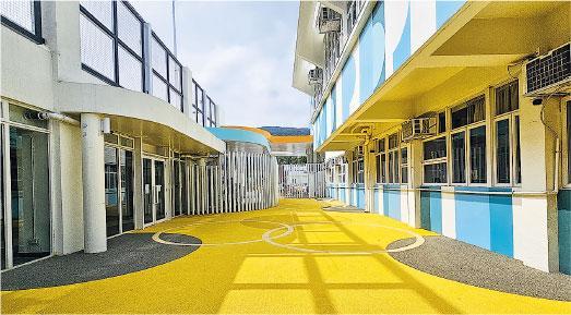 小學改建——蠔涌福利設施大樓位於西貢蠔涌，由前西貢中心小學改建而成。（作者提供）