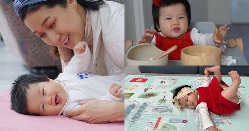 Anika, Zhong Jiaxin’s adorable six-month-old, sits cutely while eating (19:09) – 20230405 – SHOWBIZ – Ming Pao OL.