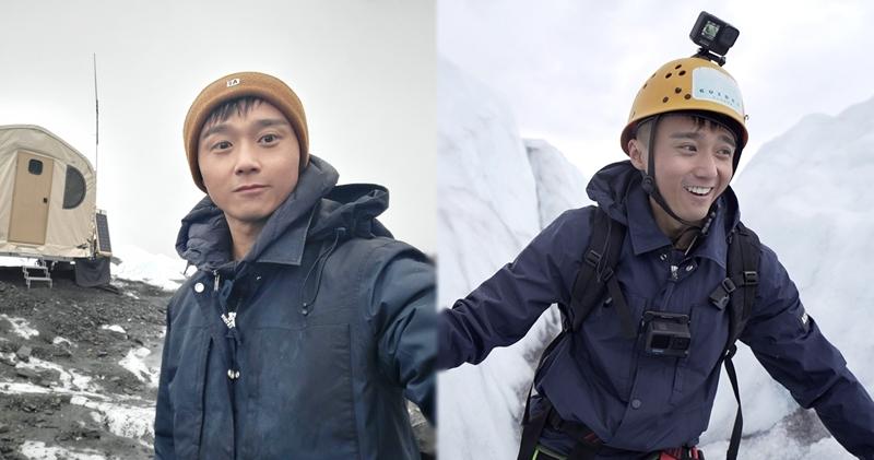 梁彥宗伙導演和攝影師，一行三人只帶背囊，開始美國野外之旅。（大會提供）