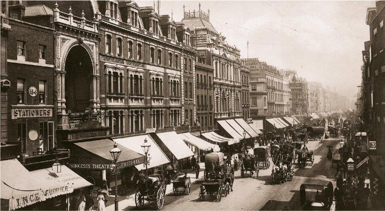 1800年代的倫敦（網上圖片）