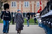 2022年11月16日，丹麥女王瑪格麗特二世出席活動。（法新社）