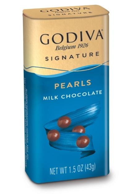 GODIVA朱古力豆（共5種口味）亦推出限時買一送一優惠，圖為牛奶味朱古力豆。（圖片由相關機構提供）