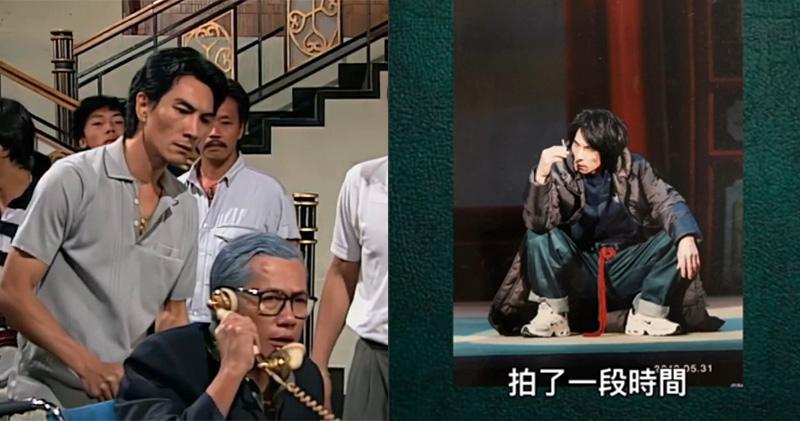 （左圖）麥子雲早年在TVB演出，（右圖）他也曾在內地參與幕前工作。（網上圖片 /演藝人協會視頻截圖/明報製圖）
