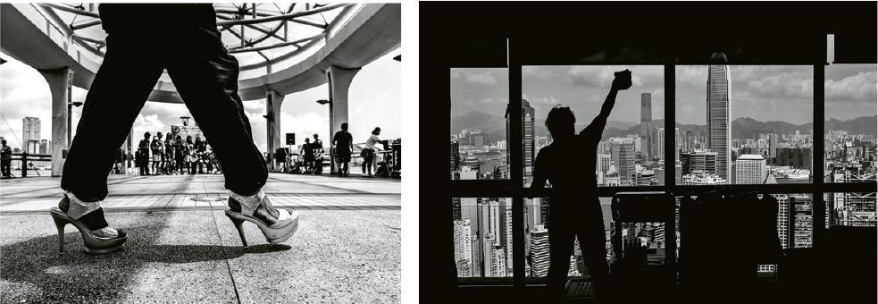 記錄外傭故事--Xyza用黑白照片記錄香港外傭故事。展覽開幕禮當日（5月12日）門票為$300，5月13和14日為$100；另可加$300連簽名版攝影集。（Xyza Cruz Bacani攝）