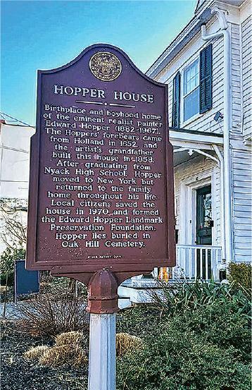 霍普故居如今仍保留當年原貌，且改建成博物館。（作者提供）