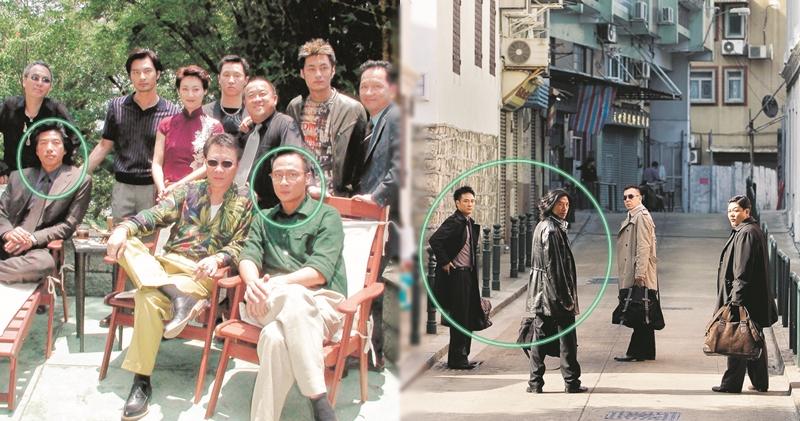 吳鎮宇和張耀揚在2003年《無間道2》（左圖）及2006年電影《放‧逐》中合作，之後變成好友。（資料圖片）