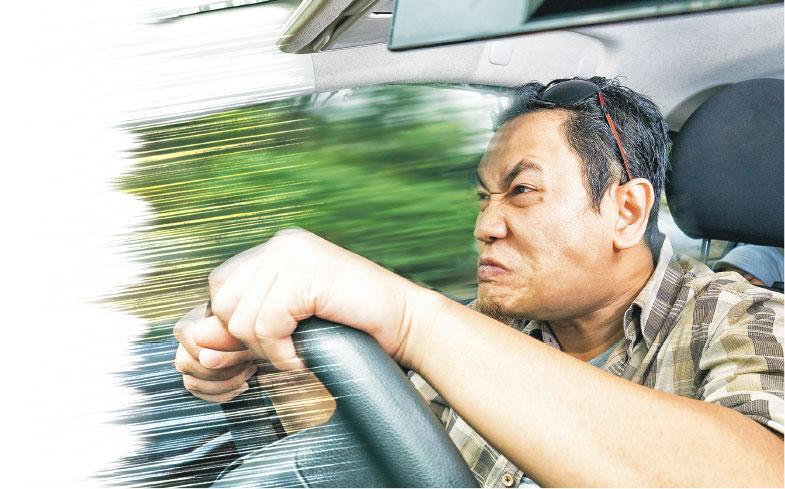 路怒危駕——路怒，是指在道路上有人切線或開車開得不好時，當事人覺得被冒犯，因而作出攻擊行為。（設計圖片，模特兒與本文提及疾病無關，airdone@iStockphoto）