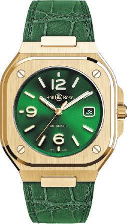 Bell & Ross BR 05 Green Gold腕表（品牌提供）