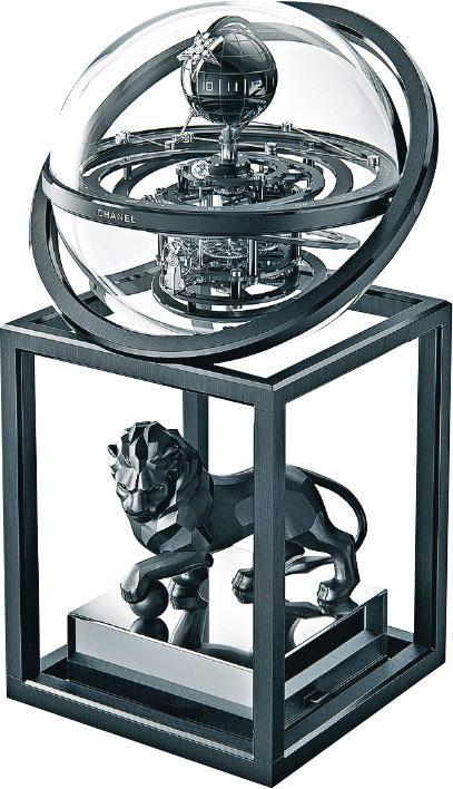 Chanel Lion Astroclock獅子天文座鐘（品牌提供）