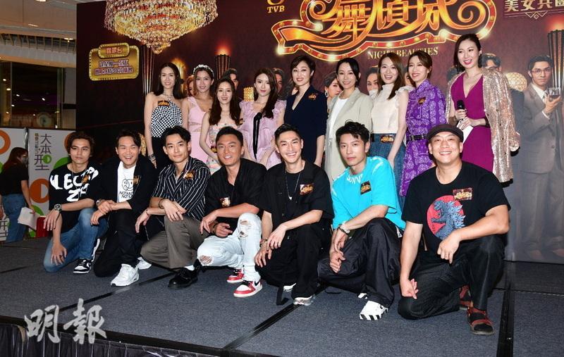 關楚耀從內地趕回香港出席新劇《一舞傾城》宣傳活動。（劉永銳攝）