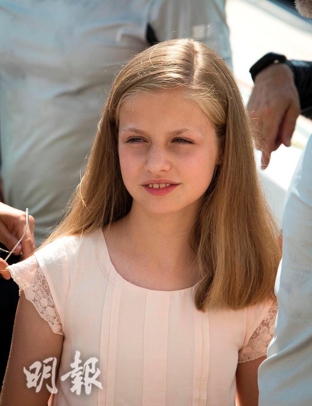 2018年8月4日，西班牙王室第一繼承人Princess Leonor（法新社）