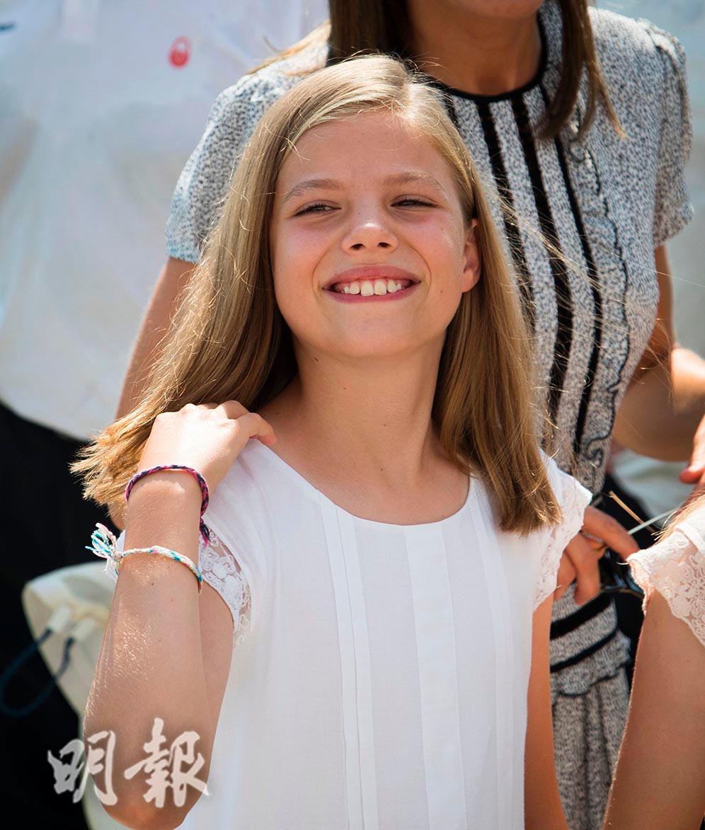 2018年8月4日，西班牙Princess Sofia（法新社）