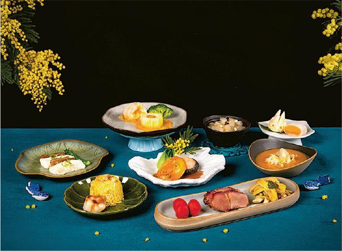 逸東軒行政總廚譚棟設計米芝蓮星級盛宴，包括多道招牌菜式。（酒店提供）